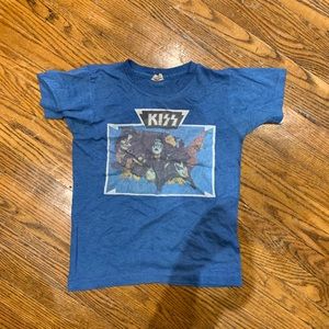 Vintage KISS band tee